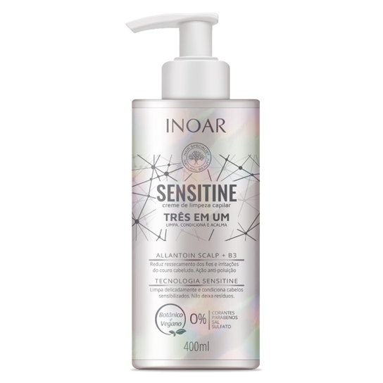 Creme de Limpeza Capilar Sensitine Inoar 400ml