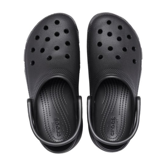 Crocs Classic Platform Clog w Black