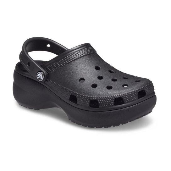 Crocs Classic Platform Clog w Black