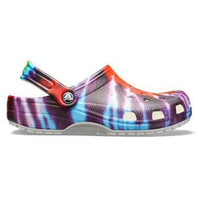 Crocs Classic Tie Dye Graphic Clog Multi Unissex | Allianz Parque Shop