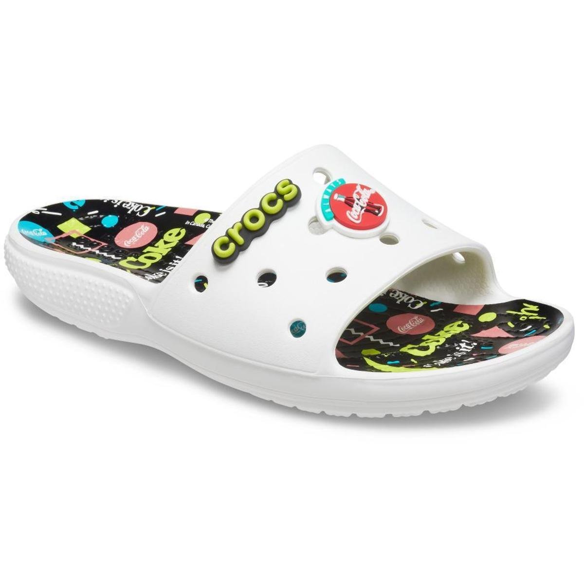 Crocs coca cola xclassic 90s slide white/multi | Allianz Parque Shop