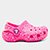 Crocs Infantil Classic Paint Splatter Clog - Pink