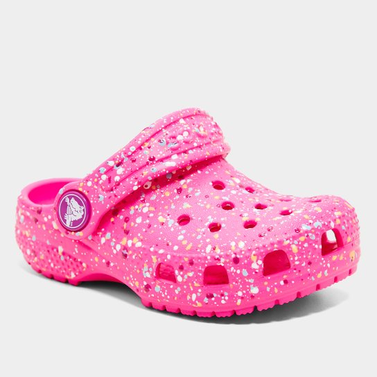 Crocs Infantil Classic Paint Splatter Clog