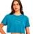 Cropped Alto Giro Simb Feminino - Azul