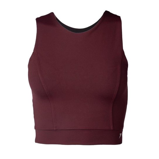 Cropped Feminino Poker Electra Compressão Bordo