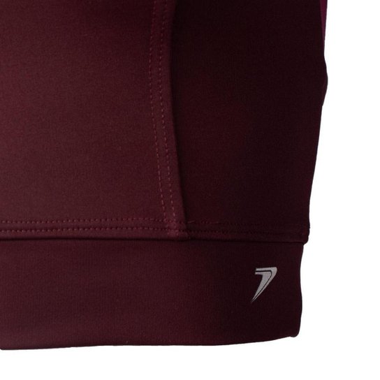 Cropped Feminino Poker Electra Compressão Bordo