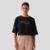Cropped Fila Over Outline Union 1911 Feminino - Preto