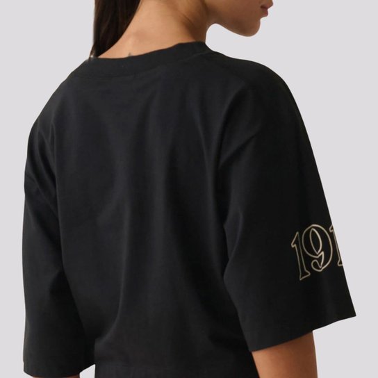 Cropped Fila Over Outline Union 1911 Feminino