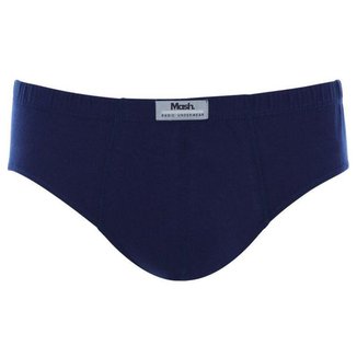 Cueca Slip Basic Mash Lisa Algodão - 074.58