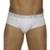 Cueca Zorba 643 Slip Stylo Forro Frontal 100% Algodão - Branco