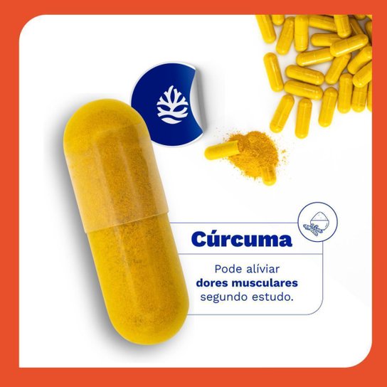 Cúrcuma 100% Vegetal 500mg 60 Capsulas Ocean Drop