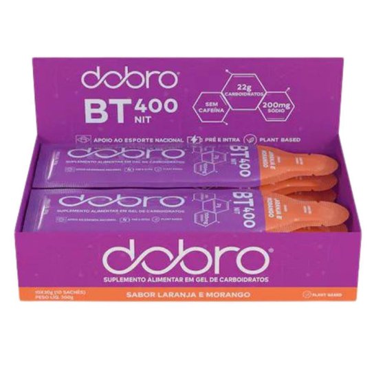 Cx 10un Gel BT Nitrato sabor Laranja Dobro 30g