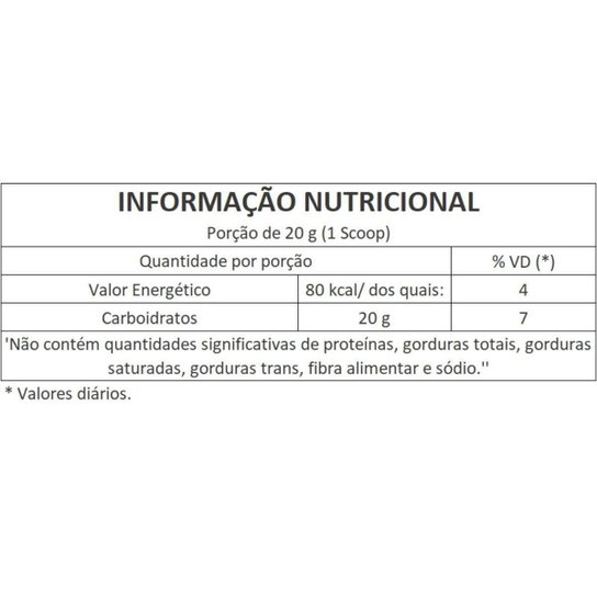 D-Ribose Pura 100% - Pré-treino Vegano Sem Sabor - Equaliv - 300g