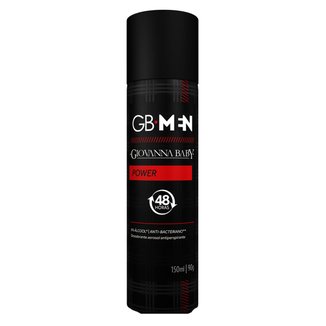 Desodorante Aerosol Giovanna Baby Masculino - GB Men Power 150ml