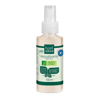 Desodorante Spray Boni Natural Melaleuca e Toranja 90g