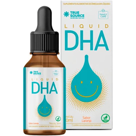 DHA Ômega Liquid 30ml Sabor Laranja