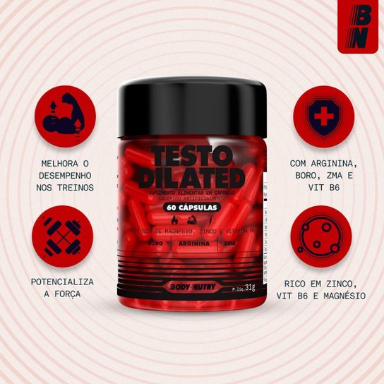 Dilated Body Nutry 60 Cápsulas – Suplemento Alimentar