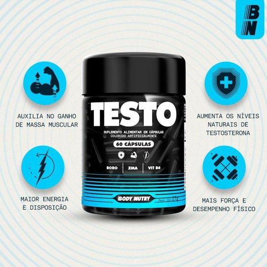 Dilated ZMA Body Nutry 60 Cápsulas – Suplemento Alimentar