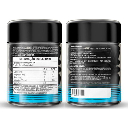 Dilated ZMA Body Nutry 60 Cápsulas – Suplemento Alimentar