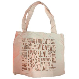 Ecobag De Algodão Cru - Nutrify