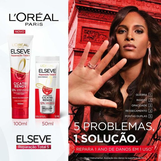 Elseve Reparação Total 5 Cicatri Renov Leave-In 100ml