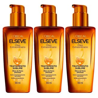 Elseve Tratamento Reconstrutor - Kit com Três Óleos Extraordinários Kit