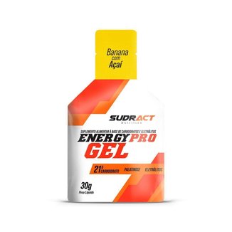 Energy Pro Gel - 1 sachê de 30g Banana com Açaí - Sudract Nutrition