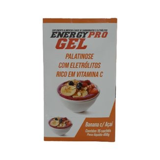 Energy Pro Gel - 15 sachês de 30g Banana com Açaí - Sudract Nutrition