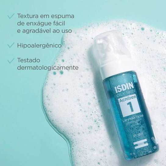 Espuma de Limpeza Facial Isdin Acniben 150ml