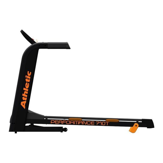 Esteira Elétrica Athletic Performance 710T 16km/h 130kg Dobrável Inclinação Eletrônica 25 Programas