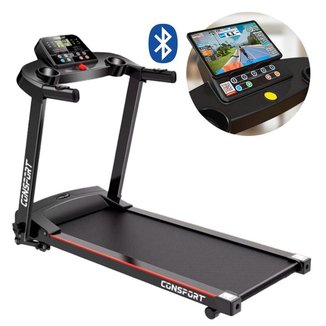 Esteira Elétrica Residencial CT50 Connect Bluetooth Consport Inclicação