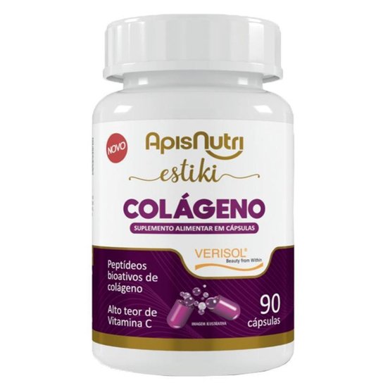 Estiki colágeno verisol + vitaminas Apisnutri 90 cápsulas