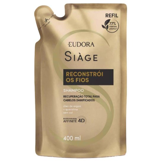 Eudora Siàge Reconstrói os Fios Shampoo Refil 400ml