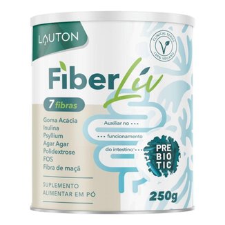 Fibra Prebiotico FiberLiv 7 Fibras 250g - Lauton