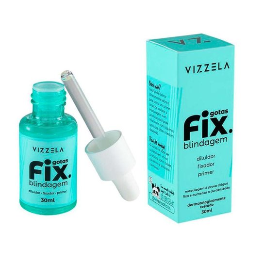 Fluido Vizzela Gotas Fix Blindagem 30ml