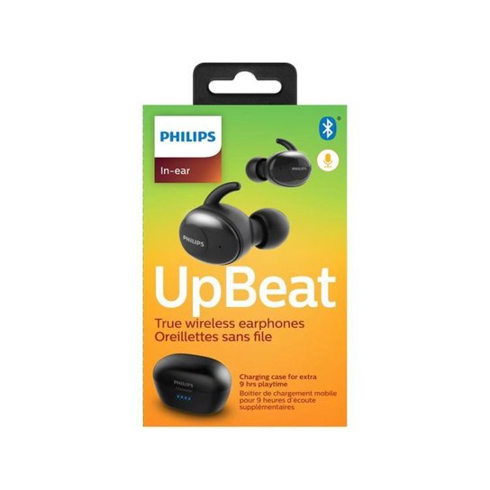 Fone de Ouvido Bluetooth Philips Upbeat SHB2505BK/00 Intra-auricular com Microfone