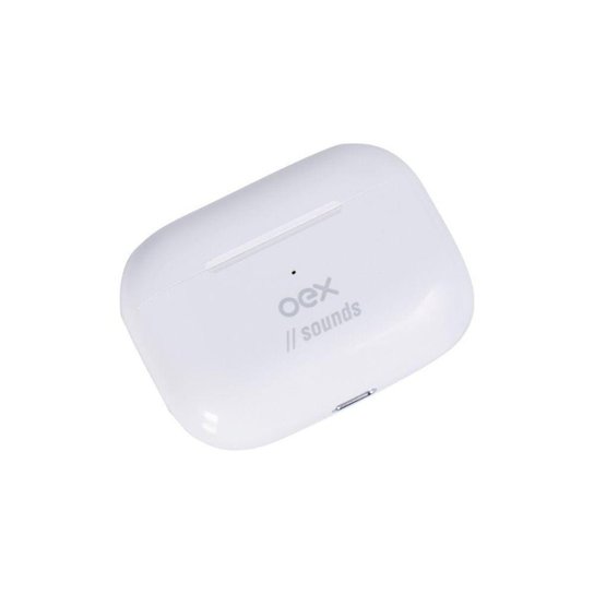 Fone de Ouvido Oex TWS40 Sem Fio Bluetooth Branco