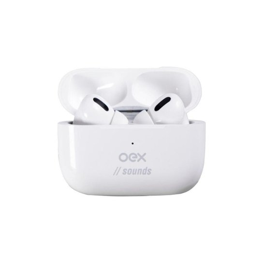 Fone de Ouvido Oex TWS40 Sem Fio Bluetooth Branco