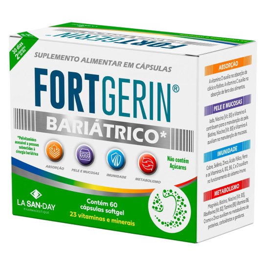 Fortgerin Polivitamínico Bari (60 Cápsulas) - La San-Day
