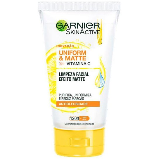 Garnier Skin Uniform & Matte Vitamina C Kit – Sérum + Gel de Limpeza + Água Micelar + Hidratante Kit
