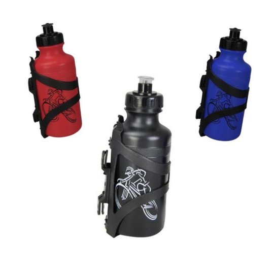 Garrafa de água Caramanhola Plástico 500ml com Suporte - SPEC