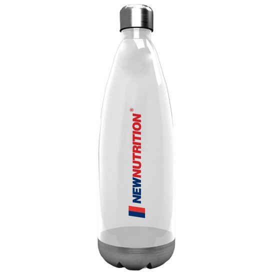 Garrafa de Água Squeeze Slim Urbana Transparente 700ml NewNutrition