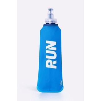 Garrafa Dobrável Soft Flask RUN 500ml - Boca Pequena - AZUL 500 ML