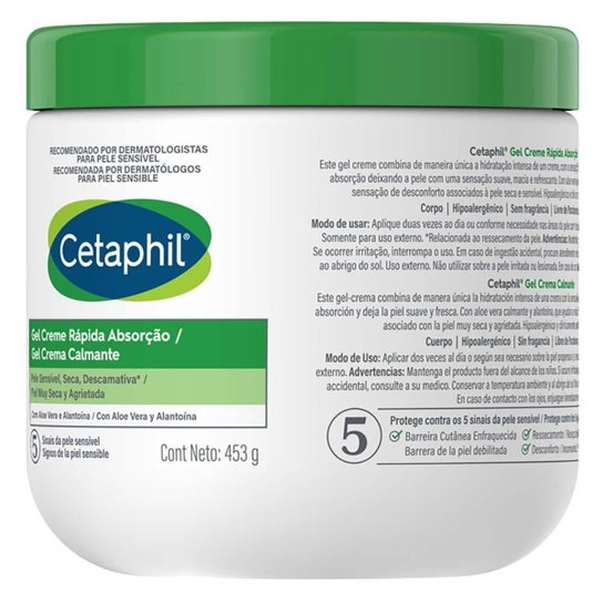 Gel Creme Cetaphil Rápida Absorção 453g