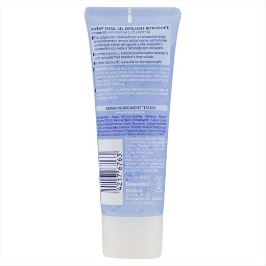 Gel Esfoliante Nivea Facial Refrescante 75ml