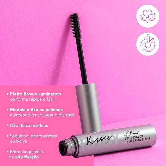 Gel Fixador de Sobrancelhas Ruby Kisses - Go Brow 1 Un