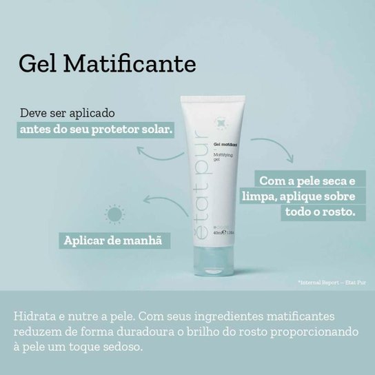 Gel Matificante Facial Etat Pur 40ml