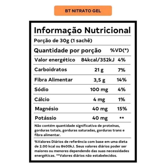 Gel Sache Dobro Nitrato Laranja E Morango