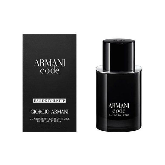 Giorgio Armani New Code EDT Perfume Masculino Recarregável 50ml