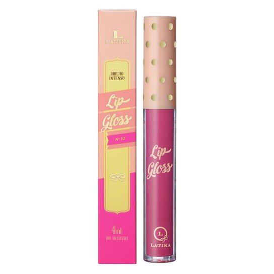 Gloss Labial Latika - Lip Gloss N10 Rosa